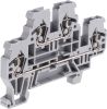 Product image for DOUBLE DECK DINRAIL MOUNT TERMINAL BLOCK