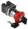 Product image for E STOP 40MM TRIGACT 455KEY REL RED NO/NC