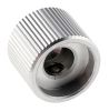 Product image for Silver polished finish Al knob,15mm dia