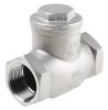 Product image for S/steel swing check valve,1 1/4in BSP F