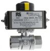 Product image for 3/4IN. BSP BRASS B/VALVE W/ DA ACTUATOR