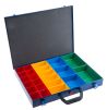 Product image for Metal box with 23 removable compartments