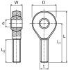 Product image for IGUS(R) MALE ROD END BEARING,8MM ID