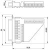 Product image for 25WAY FEMALE REWIREABLE DSUB CONT INSERT