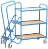 Product image for Order Picking Trolley - 3 Steps/ 3 Trays