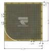 Product image for RE016-LF PROTOTYPING BOARD FR4 GRID