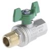 Product image for Brass ball valve 1/2'' male by female