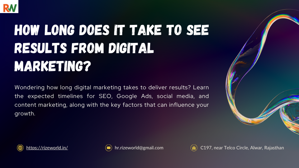 How Long Does It Take to See Results From Digital Marketing?