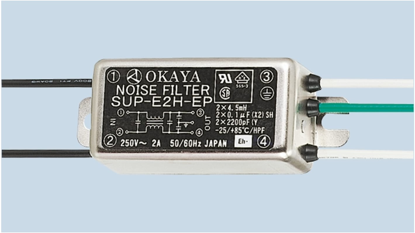 SUP-E2H-EP | 岡谷電機産業 EMIフィルタ,電源ラインフィルタ,ノイズ