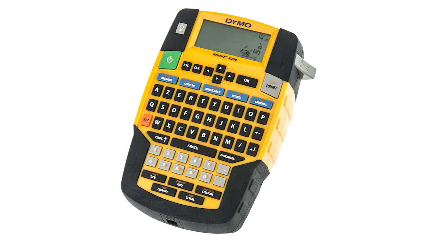 1852997 | Dymo Rhino 4200 Handheld Label Printer, 19mm Max ...