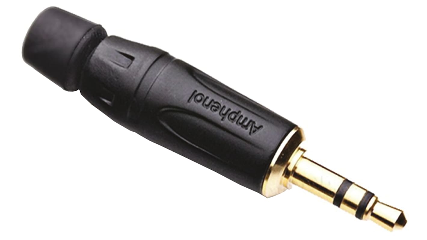 Emigreren Elegantie Bedrijfsomschrijving KS3PB-AU | Amphenol Jack Connector 3.5 mm Cable Mount Stereo Plug, 3Pole |  RS