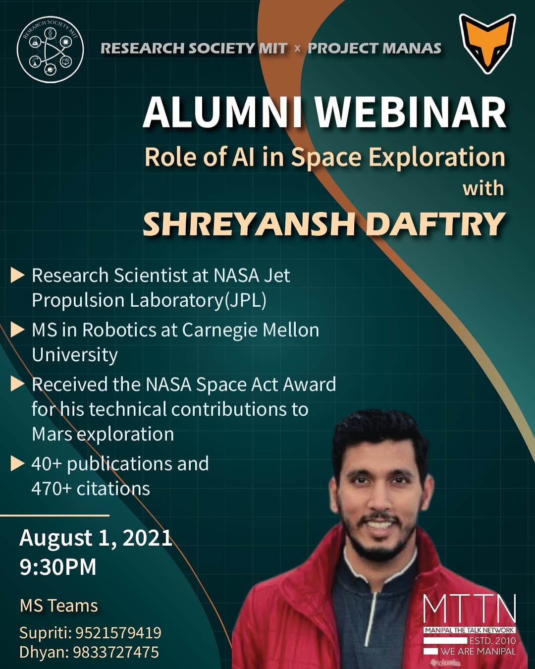 Role of AI in Space Exploration