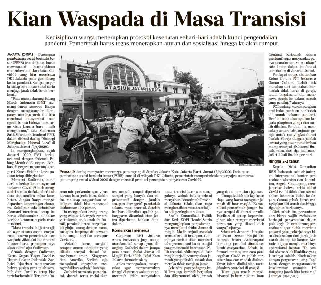 kian waspada di masa transisi rsm