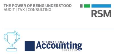 RSM gana el reconocimiento a la ‘Firma del Año’ del International  Accounting Bulletin