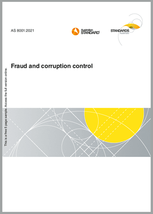 Better practice fraud and corruption control guide AS 8001:2021