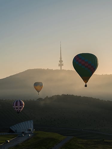 Balloon in Canberra near Telstra Tower