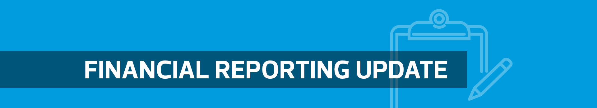 Financial Reporting event series