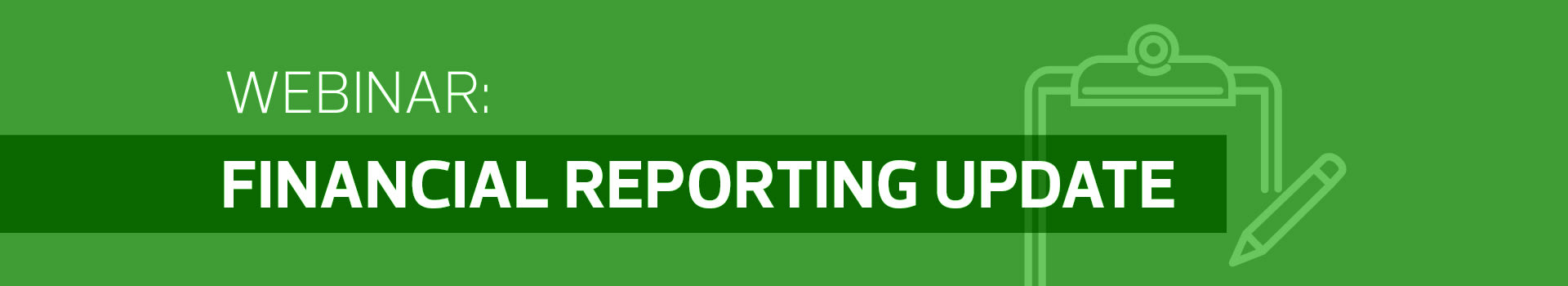 Financial Reporting Update