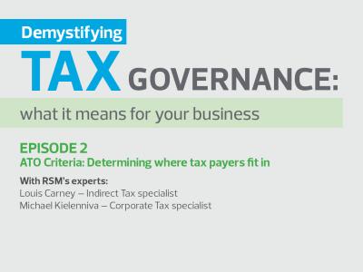 ATO Criteria: Determining Where Tax Payers Fit In