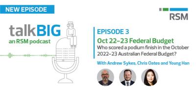 Season 2 Episode 3: October Federal Budget Webinar special episode with Andrew Sykes