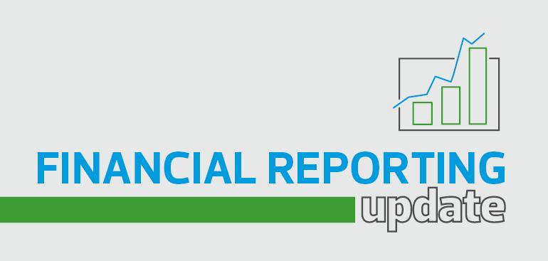 Webinar: Financial Reporting Update