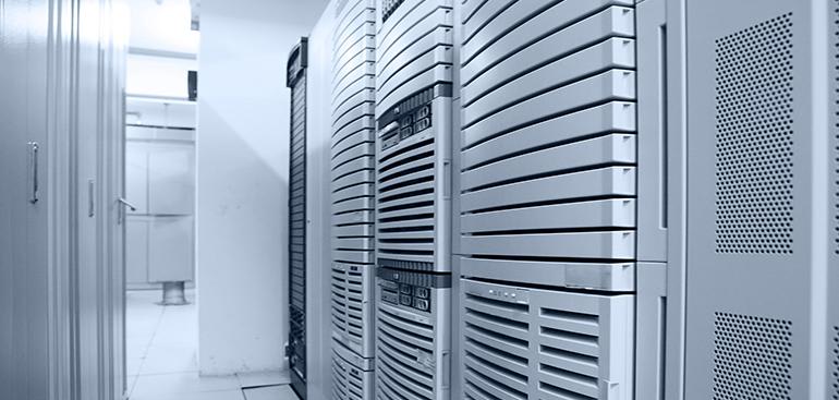 Server room IT infrastructure