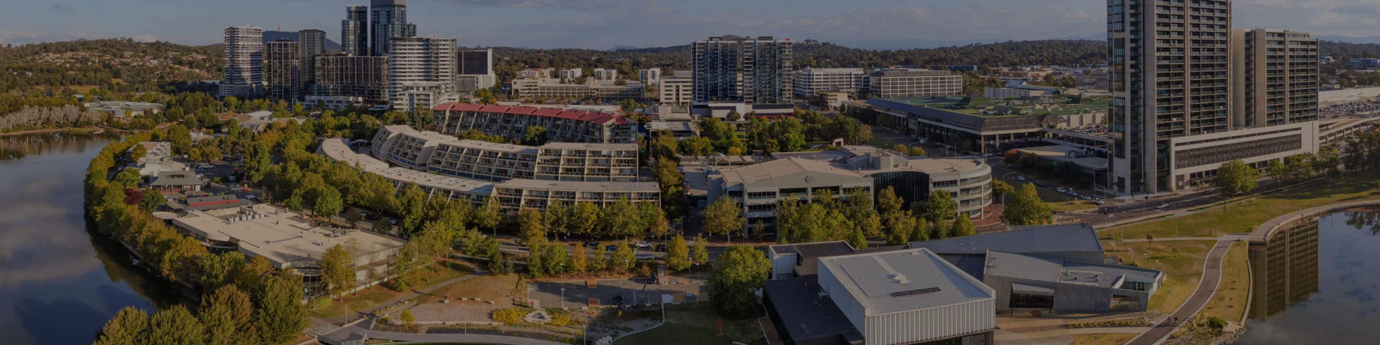 Canberra image of main civic area.