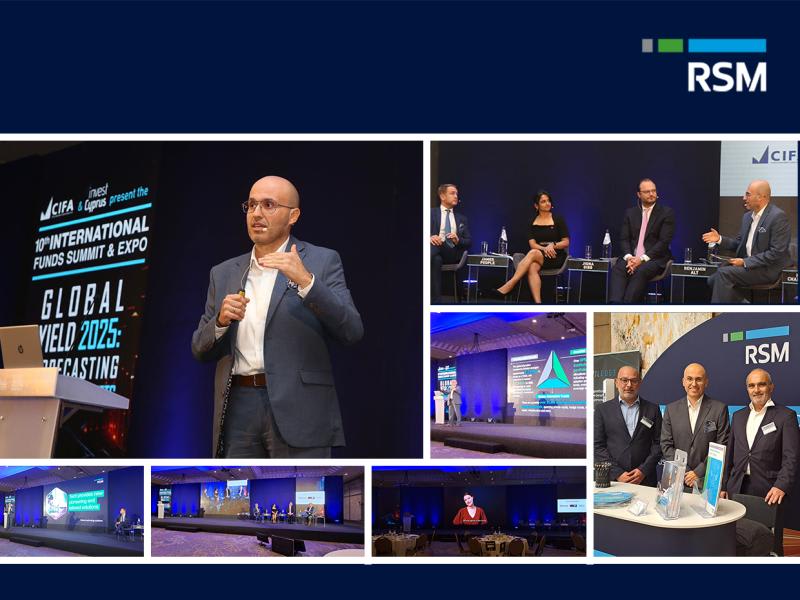 RSM Cyprus - Proud Gold Sponsor of the 10th International Funds Summit & Expo