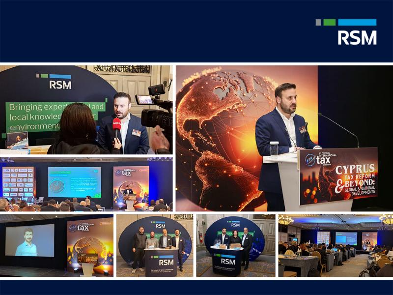RSM Cyprus proudly supports the 8th Cyprus International Tax Conference 