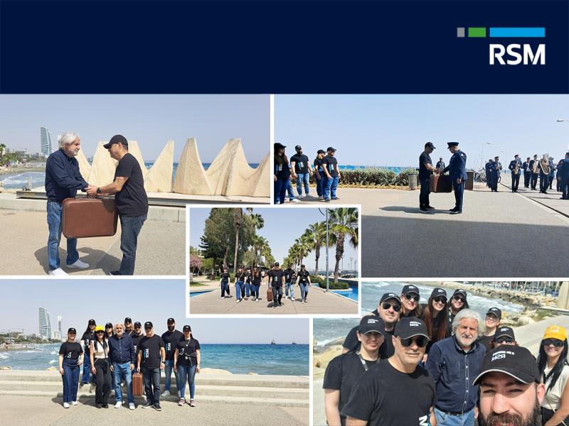 RSM Cyprus walks the path of hope with "Christodoula's Suitcase", organised by the Cyprus Anti-Cancer Society.