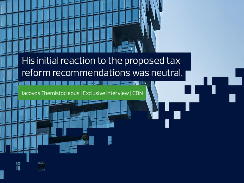 His initial reaction to the proposed tax reform recommendations was neutral | Iacovos Themistocleous