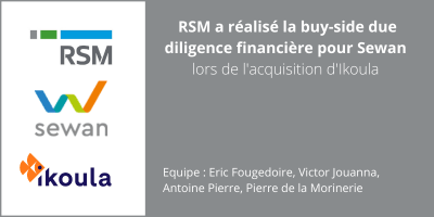 RSM due diligence acquisition Sewan Ikoula