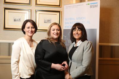 Emma Cadden, Transaction Advisory Director; Dearbhail McDonald, Group Business Editor with Independent News and Media; Catherine Corcoran, Head of Management Consulting