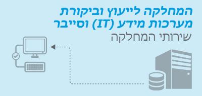 שירותי המחלקה לייעוץ וביקורת מערכות מידע (IT) וסייבר