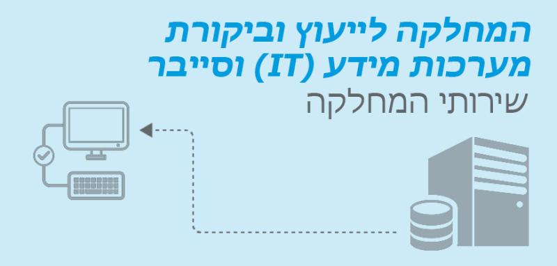 שירותי המחלקה לייעוץ וביקורת מערכות מידע (IT) וסייבר