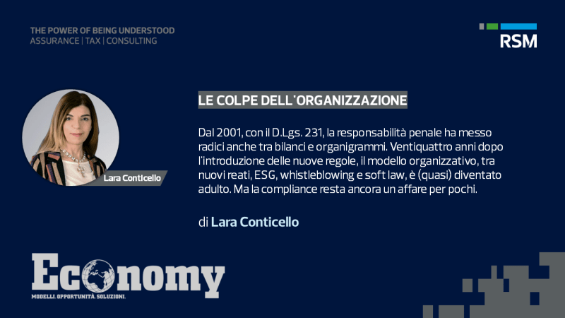 Le colpe dell'organizzazione