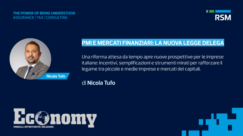 PMI e mercati finanziari: la nuova Legge Delega