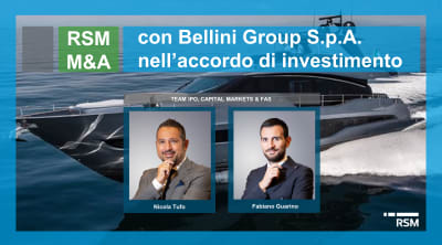 RSM con Bellini Nautica nell’accordo di investimento con Blue Luxury