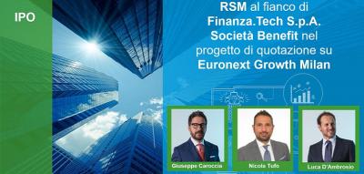 RSM al fianco di Finanza.Tech S.p.A. Società Benefit