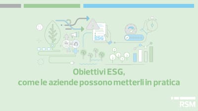 Obiettivi ESG: come le aziende possono metterli in pratica