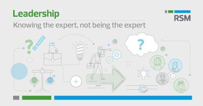 Leadership: Knowing the expert, not being the expert 