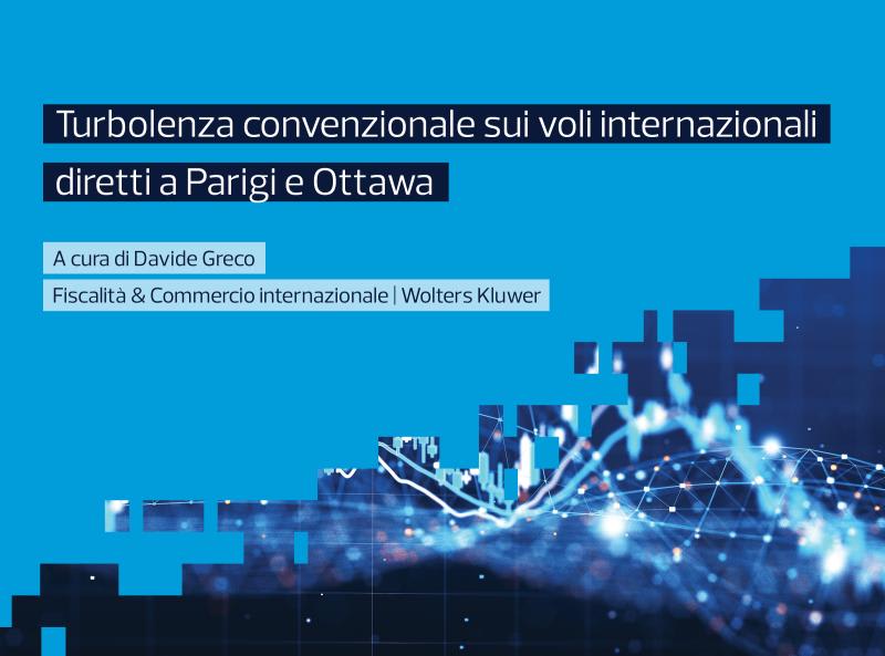 Turbolenza convenzionale sui voli internazionali diretti a Parigi e Ottawa