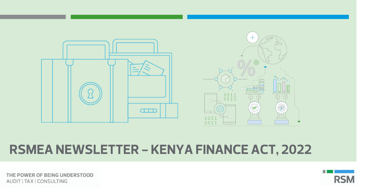 Kenya Finance Act, 2022 RSM Kenya