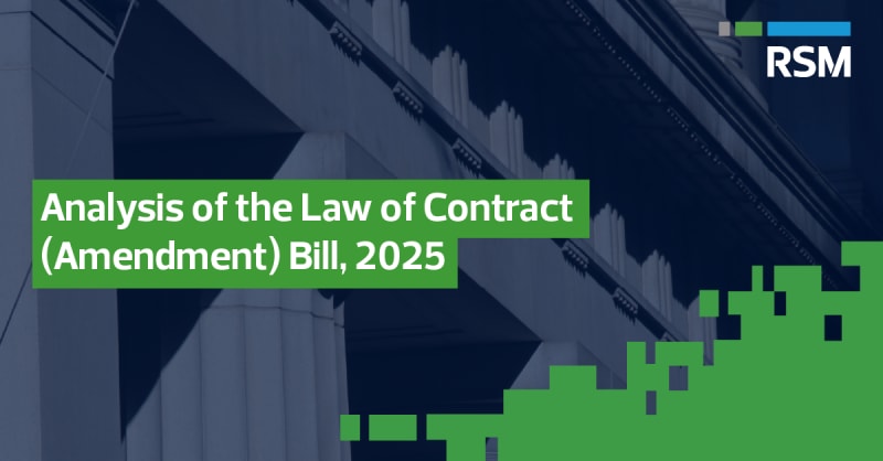 RSMEA Newsletter - Analysis of the Law of Contract (Amendment) Bill, 2025