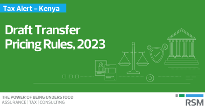 Tax Alert - Draft Transfer Pricing Rules 2023