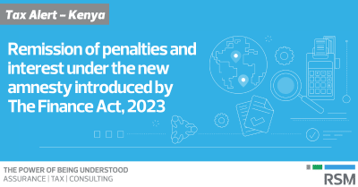 Tax Alert - Remission of penalties and interest under the new Amnesty introduced by The Finance Act, 2023