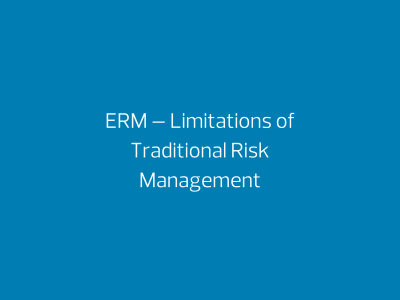 Enterprise Risk Management insights
