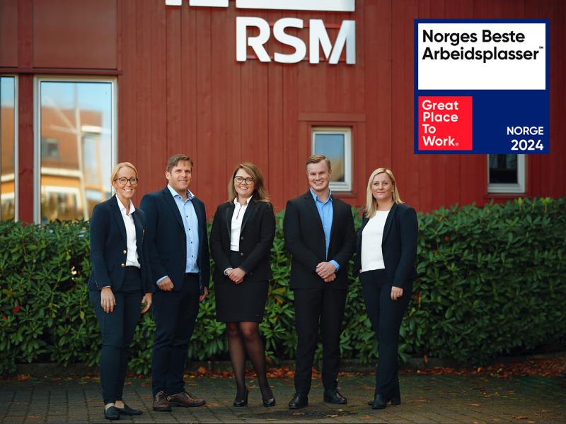 RSM på listen over Norges Beste Arbeidsplasser 2024