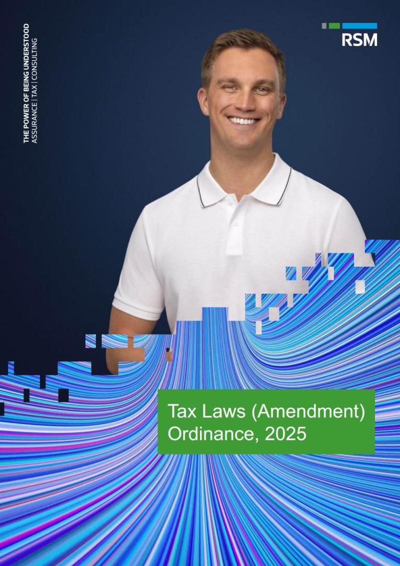 Tax Laws (Amendment) Ordinance, 2025