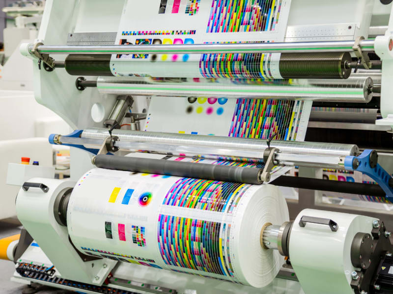 Industrial printing machine